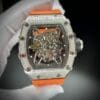 Richard Mille RM35-02 Watch with Orange Rubber Strap 44mm