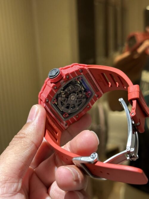 Richard Mille RM35-02 Carbon Fiber Red 1:1 Watch 45mm - Image 5