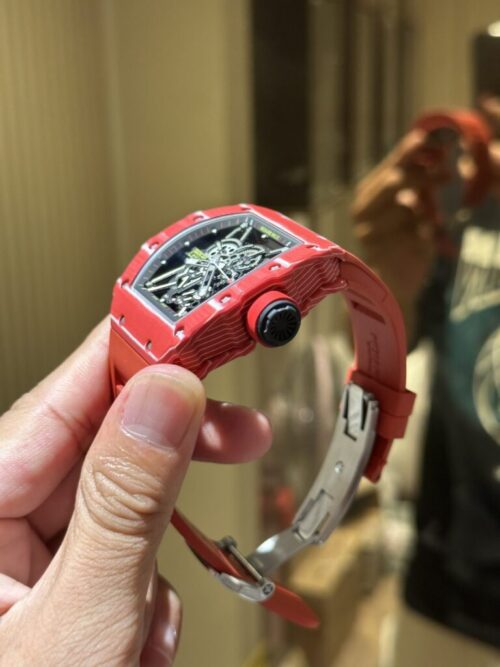 Richard Mille RM35-02 Carbon Fiber Red 1:1 Watch 45mm - Image 6