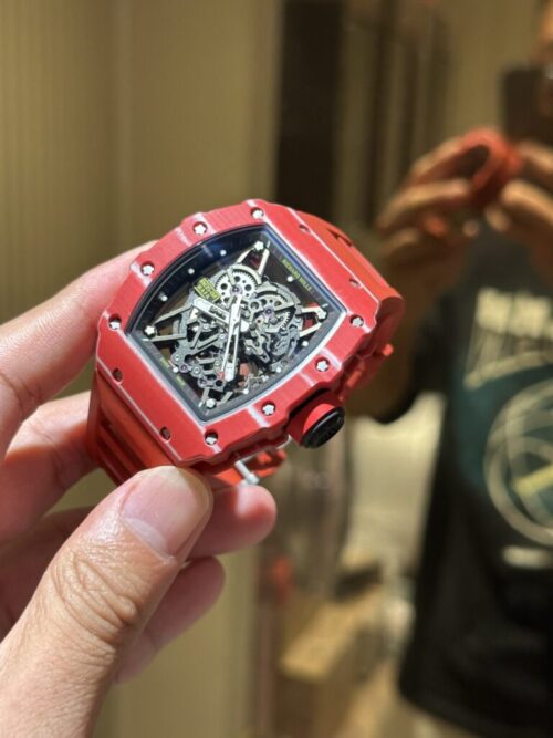 Richard Mille RM35-02 Carbon Fiber Red 1:1 Watch 45mm - Image 4