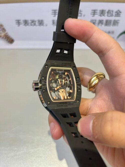 Richard Mille RM66 Custom Tourbillon Carbon 18K Gold Wrapped VIP - Image 7