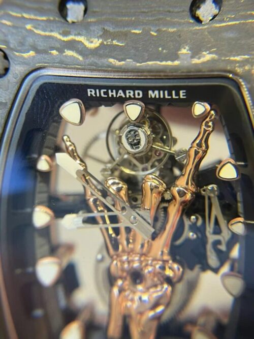 Richard Mille RM66 Custom Tourbillon Carbon 18K Gold Wrapped VIP - Image 4