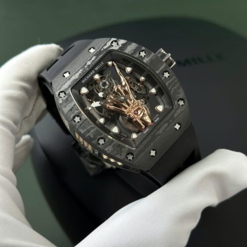 Richard Mille RM66 Flying Tourbillon Carbon Watch 42.7×49.9mm - Image 3