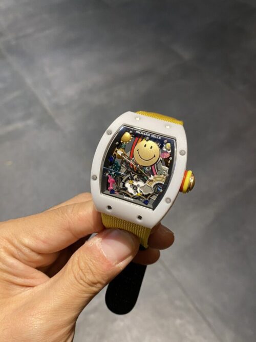 Richard Mille RM88 Smiley White Ceramic 42mm