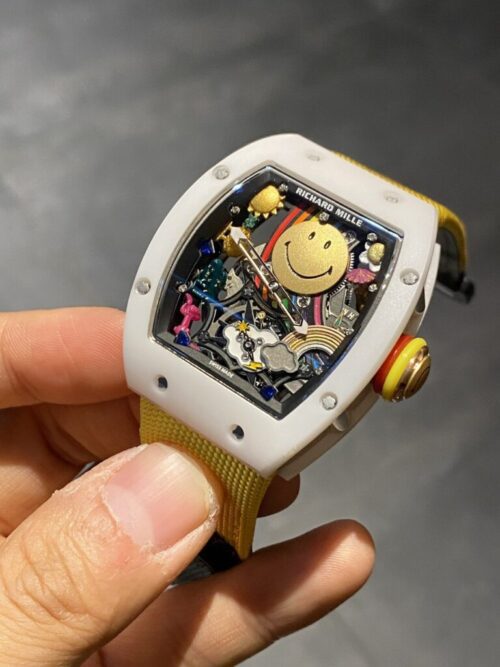 Richard Mille RM88 Smiley White Ceramic 42mm - Image 4