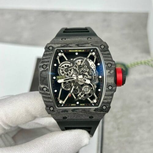 Richard Mille RM35-01 Full Carbon Rubber Strap BBR Factory 44mm