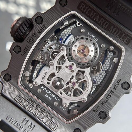 Richard Mille RM21-02 Tourbillon Aerodyne Rubber Strap 43mm - Image 4