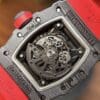 Richard Mille RM35-02 Skeleton with Red Rubber Strap - Image 3