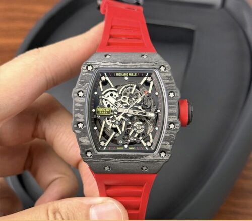 Richard Mille RM35-02 Skeleton with Red Rubber Strap - Image 2