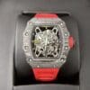 Richard Mille RM35-02 Skeleton with Red Rubber Strap