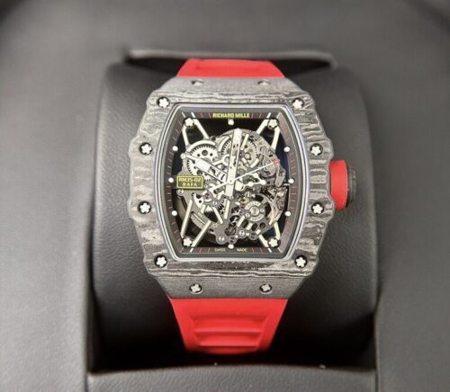 Richard Mille RM35-02 Skeleton with Red Rubber Strap