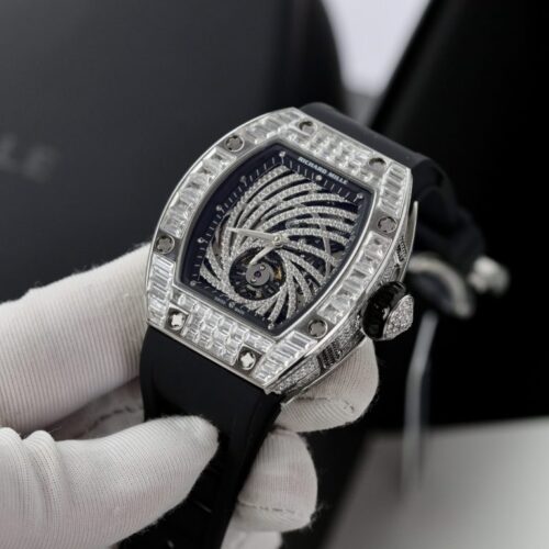 Richard Mille RM51 1:1 Watch With Full Diamond 40mm - Image 3