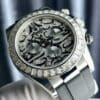 Rolex Cosmograph Daytona Eye Of The Tiger Moissanite Baguette Diamonds 40mm - Image 5