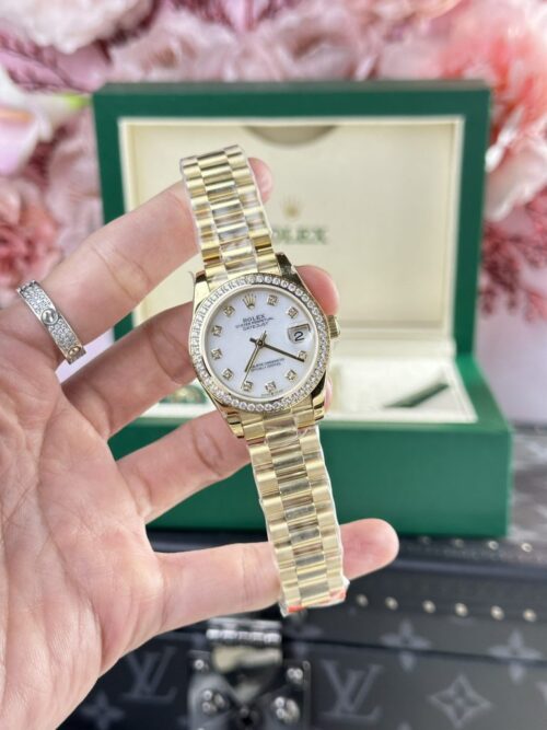 Rolex DateJust 278288 President Strap Diamond Bezel 31mm