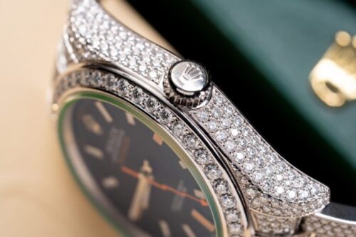 Rolex With Moissanite Diamond Hong Kong 41mm - Image 3