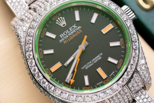 Rolex With Moissanite Diamond Hong Kong 41mm - Image 4