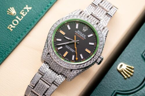 Rolex With Moissanite Diamond Hong Kong 41mm - Image 5