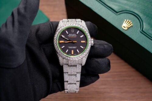 Rolex With Moissanite Diamond Hong Kong 41mm