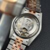 Rolex DateJust Dial Chocolate Replica Watch Custom Gold Wrapped GM Factory 41mm - Image 4