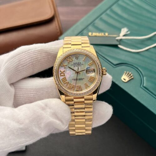 Rolex DateJust Mother Of Pearl Dial With Diamonds 36mm - Image 4