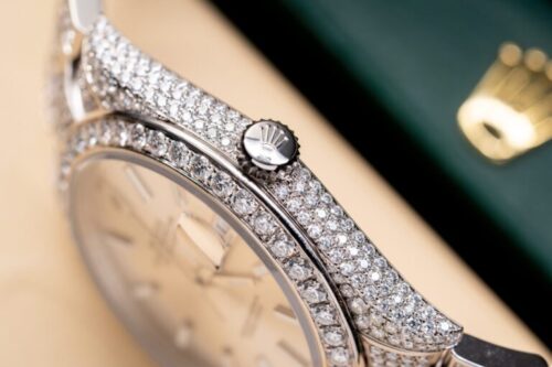 Rolex Datejust 126334 With Full Diamond Moissanite 41mm - Image 6