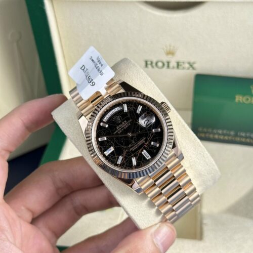 Rolex Day-Date 228235 Eisenkiesel Dial 18K Gold Wrapped GMF 40mm - Image 2