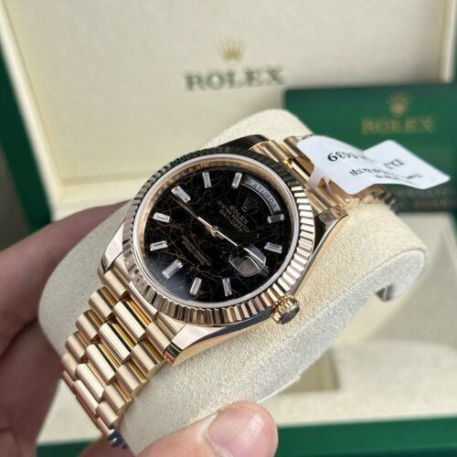 Rolex Day-Date 228235 Eisenkiesel Dial 18K Gold Wrapped GMF 40mm - Image 5