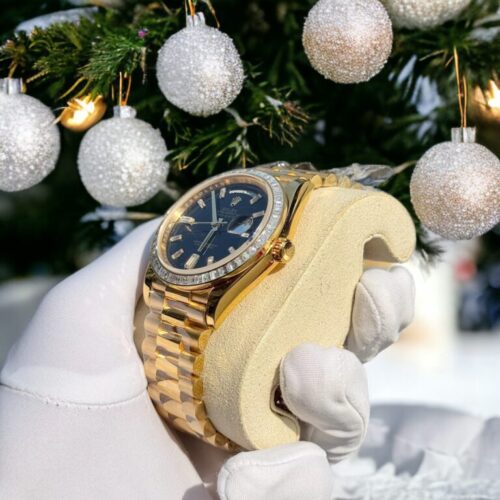 Rolex DateJust With Moissanite Diamonds Demi Gold 31mm - Image 4