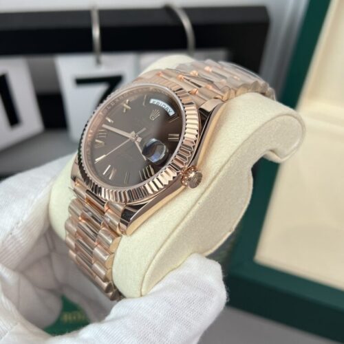 Rolex Day-Date 18K Gold Wrapped Chocolate Dial GM Factory V2 40mm - Image 4