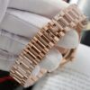 Rolex Day-Date Gold Wrapped + Moissanite Baguette Diamonds GMF 40mm - Image 7