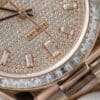 Rolex Day-Date Gold Wrapped + Moissanite Baguette Diamonds GMF 40mm - Image 4