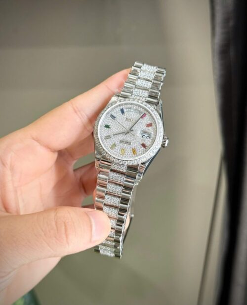 Rolex Day-Date Custom Moissanite Diamonds 36mm - Image 2