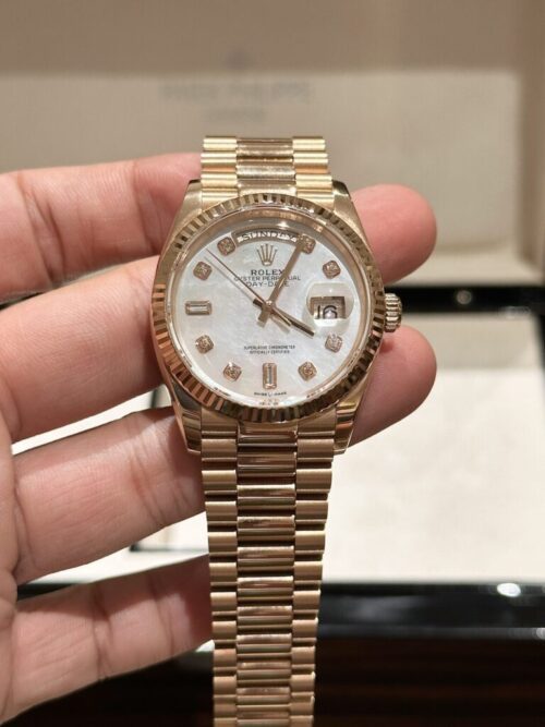 Rolex Day-Date Mother of Pearl Rose Gold EW Factory 36mm