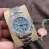 Rolex Daytona Replica Watch Custom 18K Solid White Gold Baguette Diamonds 40mm - Image 4