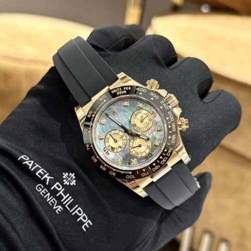 Rolex Daytona Purple Mother of Pearl Dial Moissanite BT Factory 40mm - Image 3