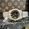 Rolex Day-Date Black Dial Custom Moissanite Diamonds 40mm - Image 4