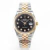 DateJust 36mm 126231 Clean 1:1 Best Edition 904L Steel Black Diamonds Dial on SS/RG Jubilee Bracelet VR3235