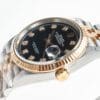 DateJust 36mm 126231 Clean 1:1 Best Edition 904L Steel Black Diamonds Dial on SS/RG Jubilee Bracelet VR3235 - Image 3