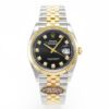 DateJust 36mm 126233 Clean 1:1 Best Edition 904L Steel Black Diamonds Dial on SS/YG Jubilee Bracelet VR3235