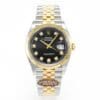 DateJust 36mm 126233 Clean 1:1 Best Edition 904L Steel Black Diamonds Dial on SS/YG Jubilee Bracelet VR3235