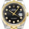 DateJust 36mm 126233 Clean 1:1 Best Edition 904L Steel Black Diamonds Dial on SS/YG Jubilee Bracelet VR3235 - Image 2