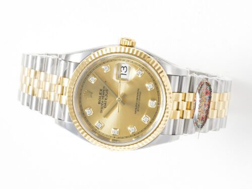 DateJust 36mm 126233 Clean 1:1 Best Edition 904L Steel YG Diamonds Dial on SS/YG Jubilee Bracelet VR3235 - Image 3