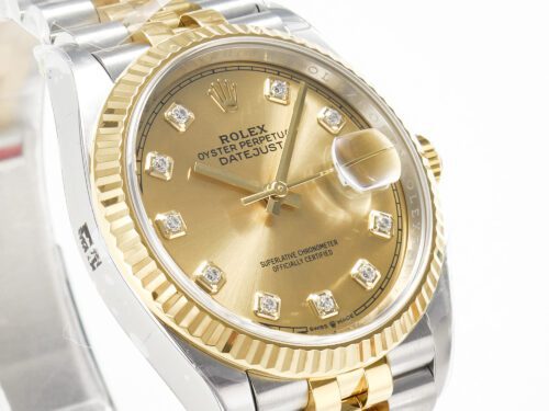 DateJust 36mm 126233 Clean 1:1 Best Edition 904L Steel YG Diamonds Dial on SS/YG Jubilee Bracelet VR3235 - Image 6