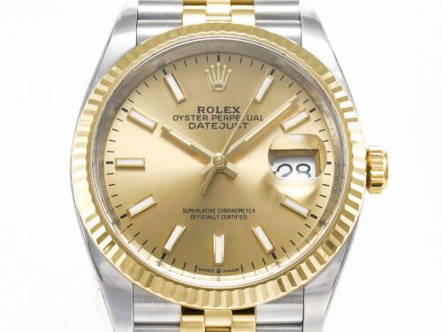 DateJust 36mm 126233 Clean 1:1 Best Edition 904L Steel YG Stick Dial on SS/YG Jubilee Bracelet VR3235 - Image 2