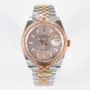 DateJust 36 SS 126281 VSF 1:1 Best Edition 904L Steel RG Roman Dial on Jubilee Bracelet VS3235
