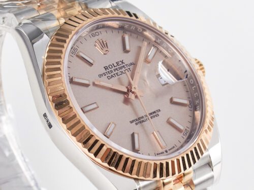 DateJust 36 SS 126281 VSF 1:1 Best Edition 904L Steel RG Roman Dial on Jubilee Bracelet VS3235 - Image 5