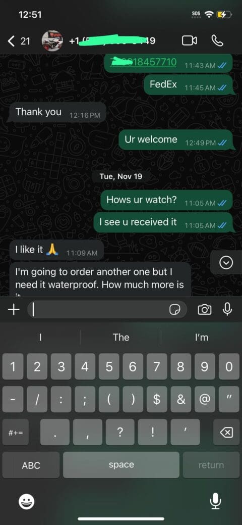 Customer review