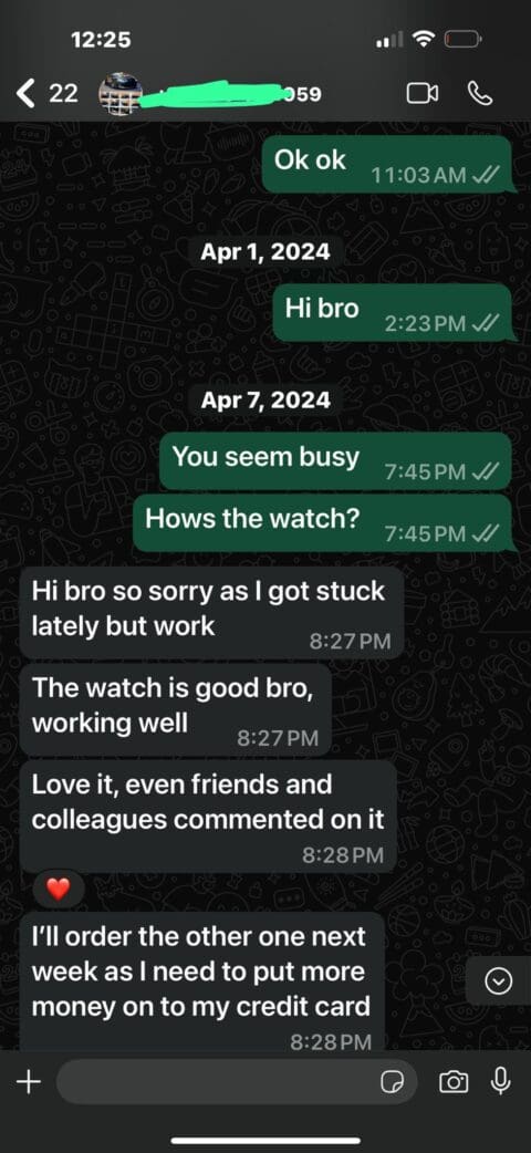 Customer review