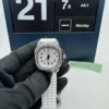 Aquanaut 5067A SS PPF 1:1 Best Edition White Textured Dial on White Rubber Strap RONDA Quartz - Image 3