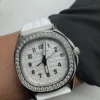 Aquanaut 5067A SS PPF 1:1 Best Edition White Textured Dial on White Rubber Strap RONDA Quartz - Image 10